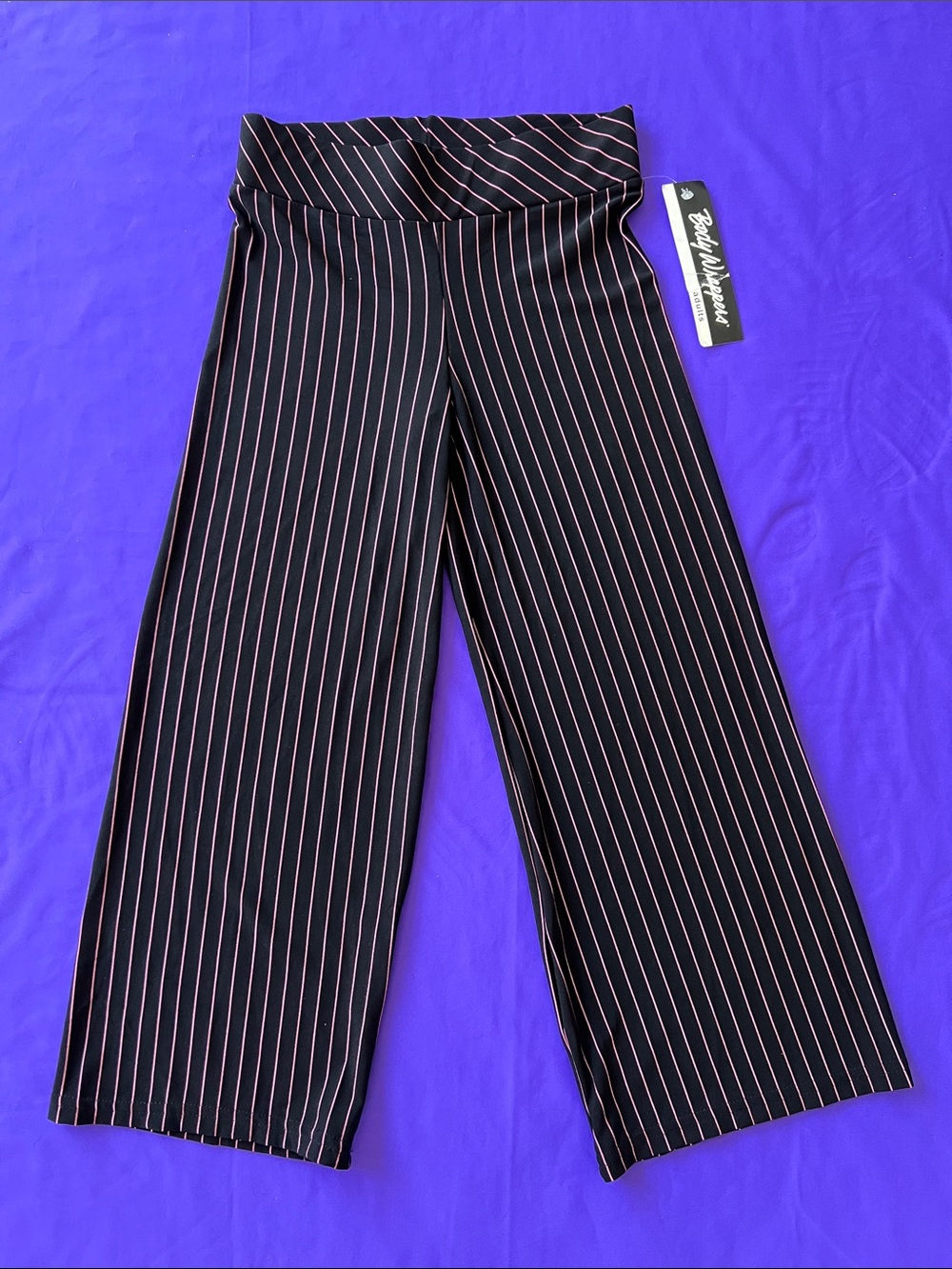 Y2K Low Rise Pinstripe Crops XS NWT